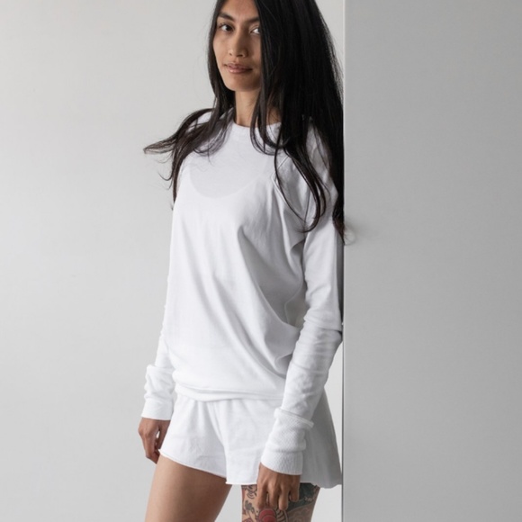 lunya Other - [lunya] organic pima long sleeve crew shirt in S